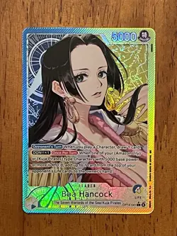 One Piece The Azure Sea’s Seven OP14-041 Boa Hancock Alt Art Leader English NM - Image 1