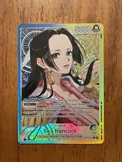 One Piece The Azure Sea’s Seven OP14-041 Boa Hancock Alt Art Leader English NM - Image 2
