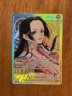 One Piece The Azure Sea’s Seven OP14-041 Boa Hancock Alt Art Leader English NM - Image 3