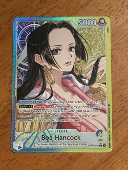 One Piece The Azure Sea’s Seven OP14-041 Boa Hancock Alt Art Leader English NM - Image 5