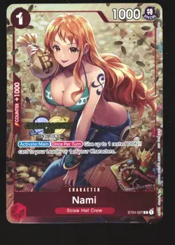 2022 One Piece Card Game Nami ST01-007 C Standard Championship 2023 MINT - Image 1