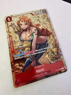 2022 One Piece Card Game Nami ST01-007 C Standard Championship 2023 MINT - Image 3