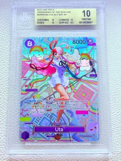 2023 Uta BGS 10 PRISTINE OP02-120 SP One Piece Awakening of the New Era ENGLSIH - Image 1