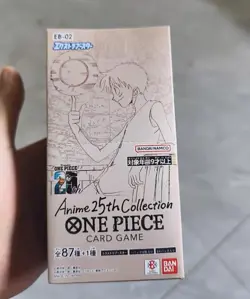 One Piece Card Game EB-02 25th Extra Booster Box 24 Packs Anime TCG - Image 1