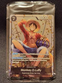 One Piece Monkey D. Luffy P-075 English Promo Tin Set Vol 2 Exclusive Sealed - Image 1