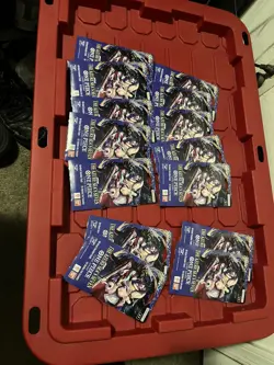14x One Piece OP14 THE AZURE SEA’S SEVEN Sleeved Blister Booster Packs Sealed - Image 2