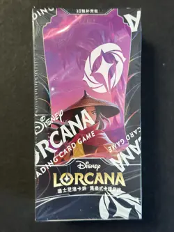 Disney Lorcana Rise of the Floodborn Japanese Booster Box Factory Sealed - Image 1