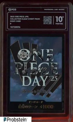 2025 One Piece Japanese Collection Elbaf Event Promo Don!! Card PCG 10 PRISTINE - Image 1