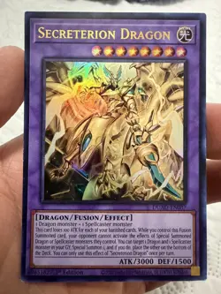 Secreterion Dragon DUAD-EN037 Ultra Rare 1st Edition NM + 4 card - Image 2