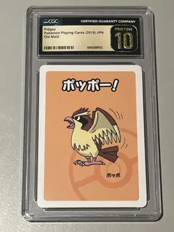 CGC 10 Pristine Pidgey Old Maid 2019 Japanese Pokemon Card - Image 1