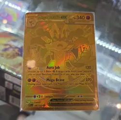 Mega Lucario ex Pokemon TCG Card ME01 Mega Evolution #188/132 Hyper Rare NM - Image 1