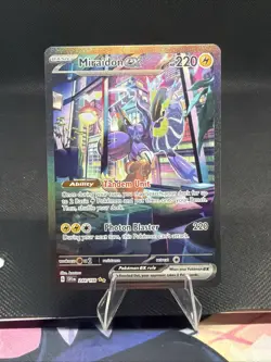 Miraidon ex 244/198 Scarlet & Violet SIR Full Art Rare Holo Pokemon Card NM - Image 1