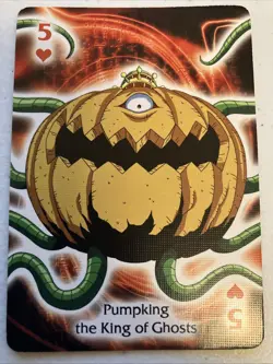 Pumpking The King Of Ghosts Officially Licensed Yu-Gi-Oh! Playing Card - Image 1