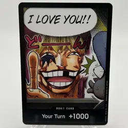 Don!! Card I Love You!! Alt Art One Piece Kingdoms Of Intrigue English NM - Image 1