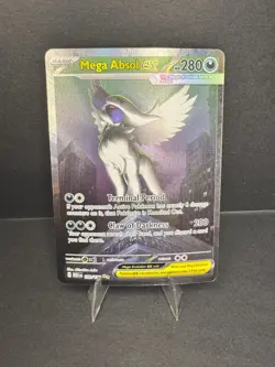 Mega Absol ex 180/132 Me01: Mega Evolution Holo SIR Pokemon Card NM - Image 1