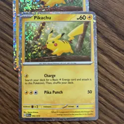 McDonald's Pikachu Promo 2024 NM Pokemon TCG Card 002/015 - Image 2