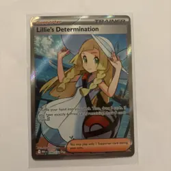 Pokemon TCG Mega Evolution Lillie’s Determination Full Art Trainer Card 169/132 - Image 2