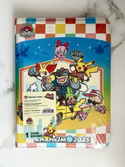 Pokemon World Championships 2025 Anaheim Card Binder Pikachu WCS Exclusive New - Image 1