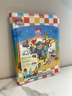 Pokemon World Championships 2025 Anaheim Card Binder Pikachu WCS Exclusive New - Image 3