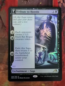 MTG Card: Tribute to Horobi (Kamigawa: Neon Dynasty) FOIL - Image 1