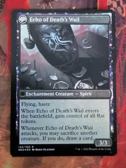 MTG Card: Tribute to Horobi (Kamigawa: Neon Dynasty) FOIL - Image 2