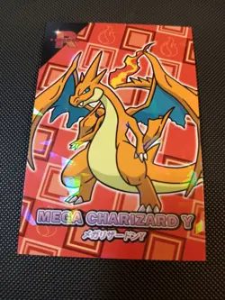 Pokemon Mega Charizard Y Cracked Ice Holo Team Rocket Card Database Set Peru - Image 1