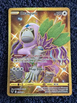 Oranguru - 199/185 - Pokemon Vivid Voltage Sword & Shield Secret Rare Card NM - Image 1
