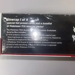 Pokemon Prismatic Evolutions Surprise Box And Booster Bundle Sealed - Image 4