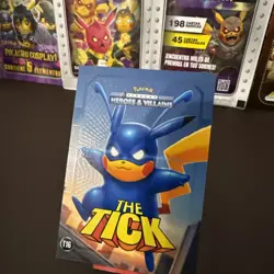 The Tick (Pikachu) #T16 Window Holo - Heros & Villains Flash Edition Pokemon - Image 2