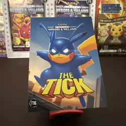The Tick (Pikachu) #T16 Window Holo - Heros & Villains Flash Edition Pokemon - Image 3