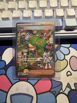 Pokemon TCG Clive 236/091 Sv: Paldean Fates Holo Card English Near Mint - Image 1