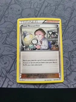 Pokemon: Fossil Researcher #92/111 Cosmos Holo & Rev Holo XY Furious Fists -T165 - Image 3