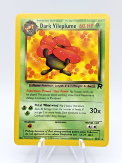 Pokemon Dark Vileplume TCG 30/82 Non-Holo Rare Team Rocket - Image 1