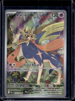 2025 Pokemon Phantasmal Flames Zacian Illustration Rare #100/094 - Image 1