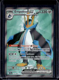 2025 Pokemon Phantasmal Flames Empoleon ex Ultra Rare #114/094 - Image 1