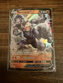 Machamp V 072/189 Pokemon Card- Near Mint- Astral Radiance - Image 1