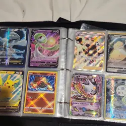 RARE CARDS***Pokemon Yu-Gi-Oh! Holo Foil Card Lot Pikachu Charizard Binder - Image 4