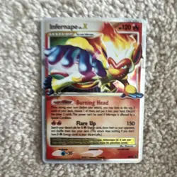Pokemon Infernape LV.X Diamond & Pearl DP10 Level Up Holo 120 HP 150 Attack TCG - Image 1