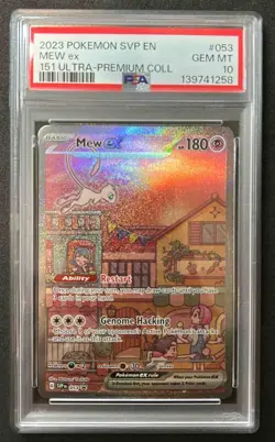 2023-25 Pokemon SV Black Star Promos - SVP EN Mew ex #053 PSA 10 - Image 1