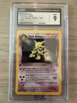 2000 Pokemon Dark Alakazam 1st Edition Holo CGC 9 Mint #1 - Image 1