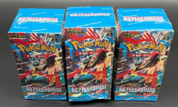 Lot of (3) Pokemon TCG Korean Mega Brave M1L Booster Boxes - Image 1