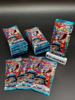 Lot of (50) Pokemon TCG Korean Mega Brave M1L Booster Packs SEALED - Image 1