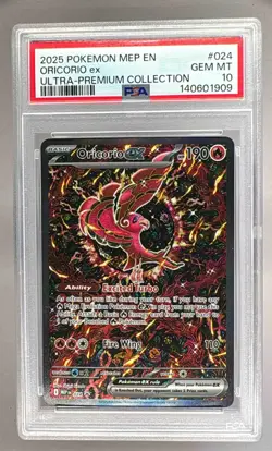 140601909 Oricorio ex 2025 Pokemon Black Star Promo #024 PSA 10 - Image 1