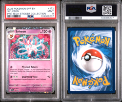 MINT✨ 2025 Pokemon SVP EN SV Black Star Promo Sylveon 172 Tech Sticker PSA 9 - Image 3
