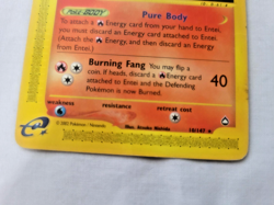 Pokemon e-Reader/E Series ENTEI! Rare Non-Holo 2002 EX Aquapolis (MP) 10/147 - Image 3