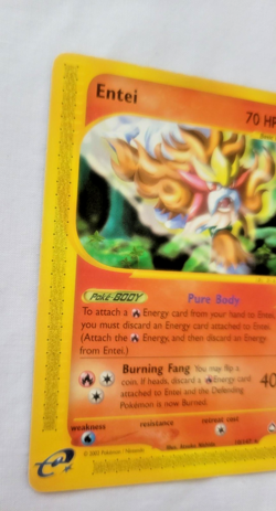 Pokemon e-Reader/E Series ENTEI! Rare Non-Holo 2002 EX Aquapolis (MP) 10/147 - Image 5