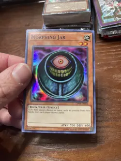 Yu-Gi-Oh Morphing Jar OP09-EN004 Super Rare Near Mint Condition - Image 2