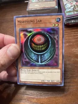Yu-Gi-Oh Morphing Jar OP09-EN004 Super Rare Near Mint Condition - Image 3