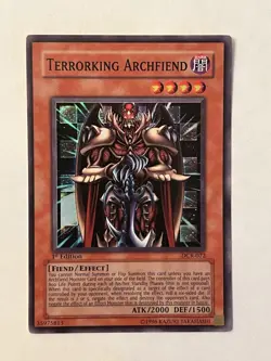 Terrorking Archfiend DCR-072 Dark Crisis 1st Edition Super Rare - Image 1