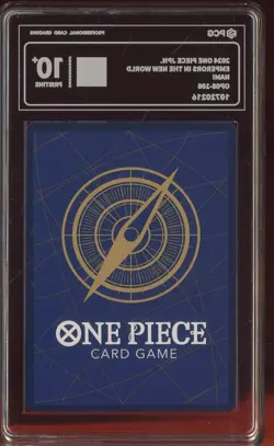 2024 One Piece Japanese Emperors In The New World OP08-106 Nami PCG 10 PRISTINE - Image 2